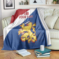Custom Netherlands Football Blanket Come On Holland