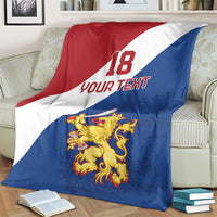 Custom Netherlands Football Blanket Come On Holland