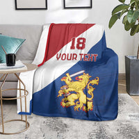 Custom Netherlands Football Blanket Come On Holland