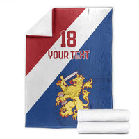 Custom Netherlands Football Blanket Come On Holland