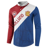 Custom Netherlands Football Button Sweatshirt Come On Holland