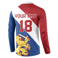 Custom Netherlands Football Button Sweatshirt Come On Holland