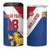 Custom Netherlands Football 4 in 1 Can Cooler Tumbler Come On Holland