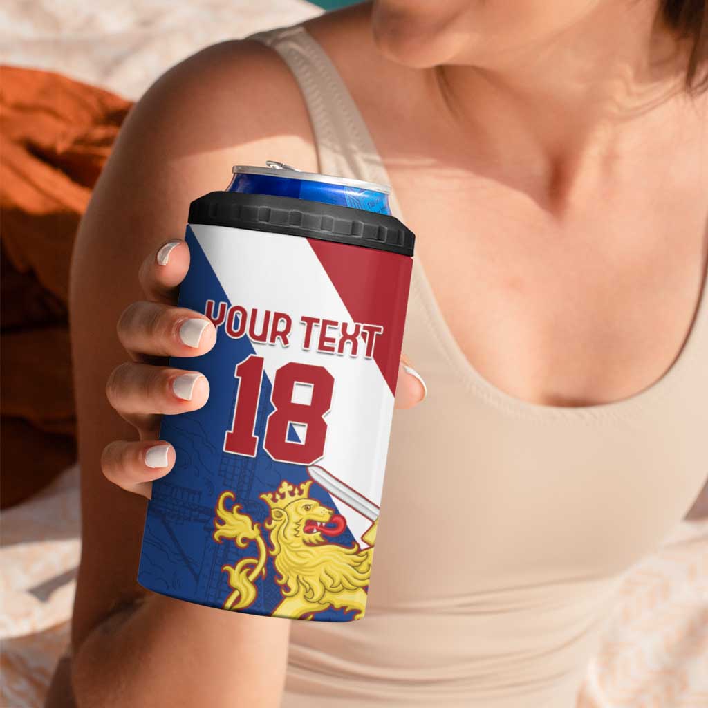 Custom Netherlands Football 4 in 1 Can Cooler Tumbler Come On Holland