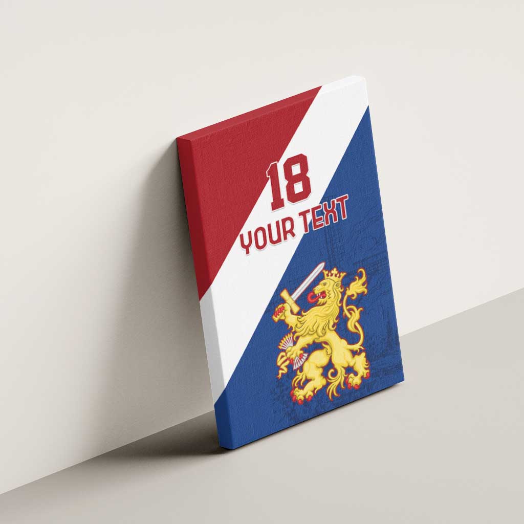 Custom Netherlands Football Canvas Wall Art Come On Holland