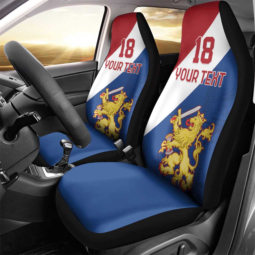 Custom Netherlands Football Car Seat Cover Come On Holland