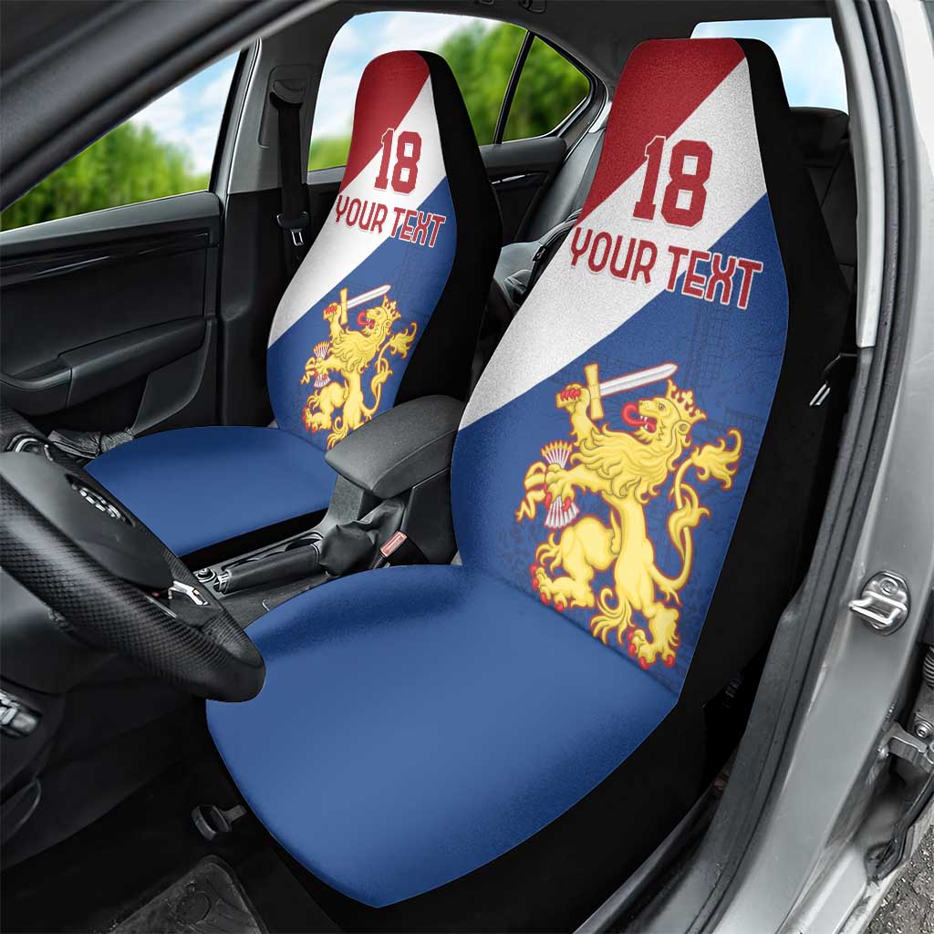 Custom Netherlands Football Car Seat Cover Come On Holland
