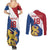 Custom Netherlands Football Couples Matching Summer Maxi Dress and Long Sleeve Button Shirt Come On Holland