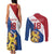 Custom Netherlands Football Couples Matching Tank Maxi Dress and Long Sleeve Button Shirt Come On Holland