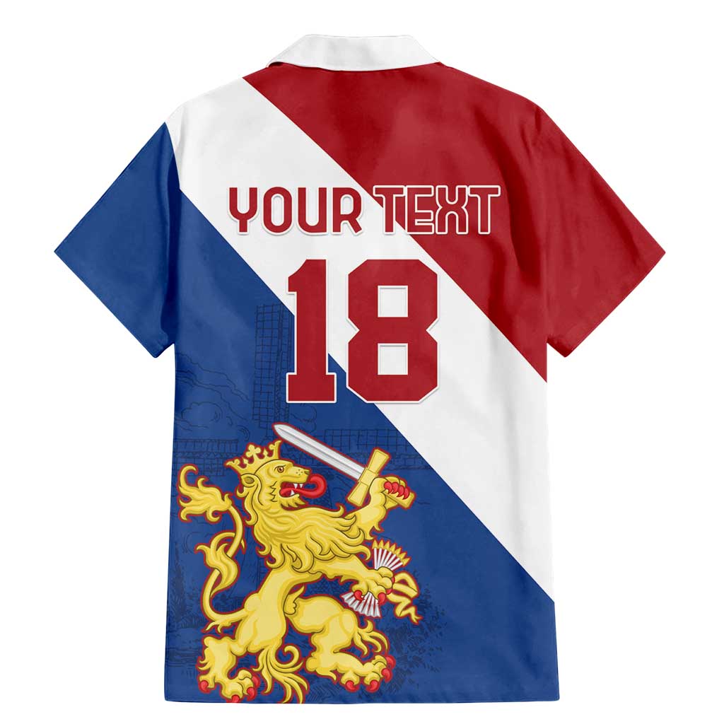 Custom Netherlands Football Family Matching Mermaid Dress and Hawaiian Shirt Come On Holland