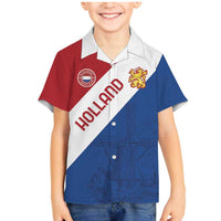 Custom Netherlands Football Family Matching Mermaid Dress and Hawaiian Shirt Come On Holland