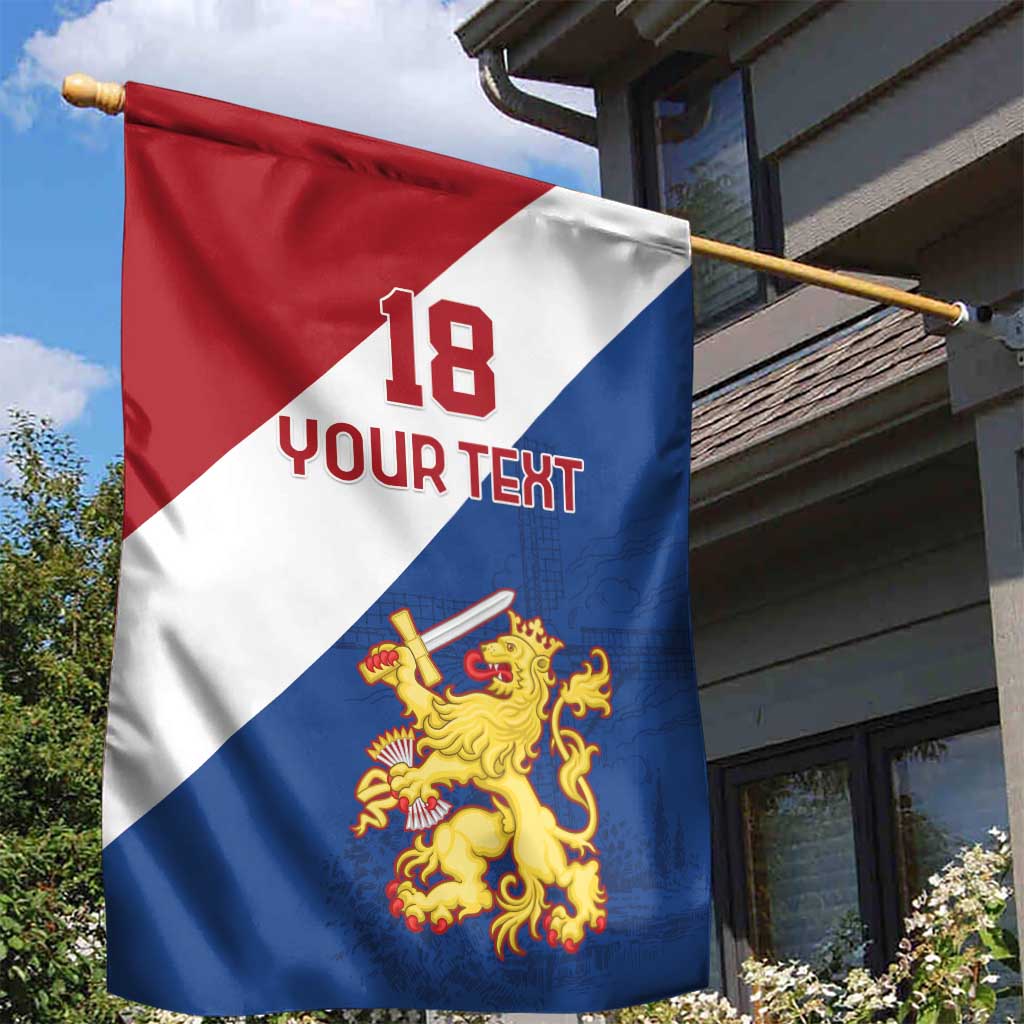 Custom Netherlands Football Garden Flag Come On Holland