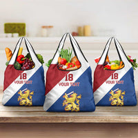 Custom Netherlands Football Grocery Bag Come On Holland