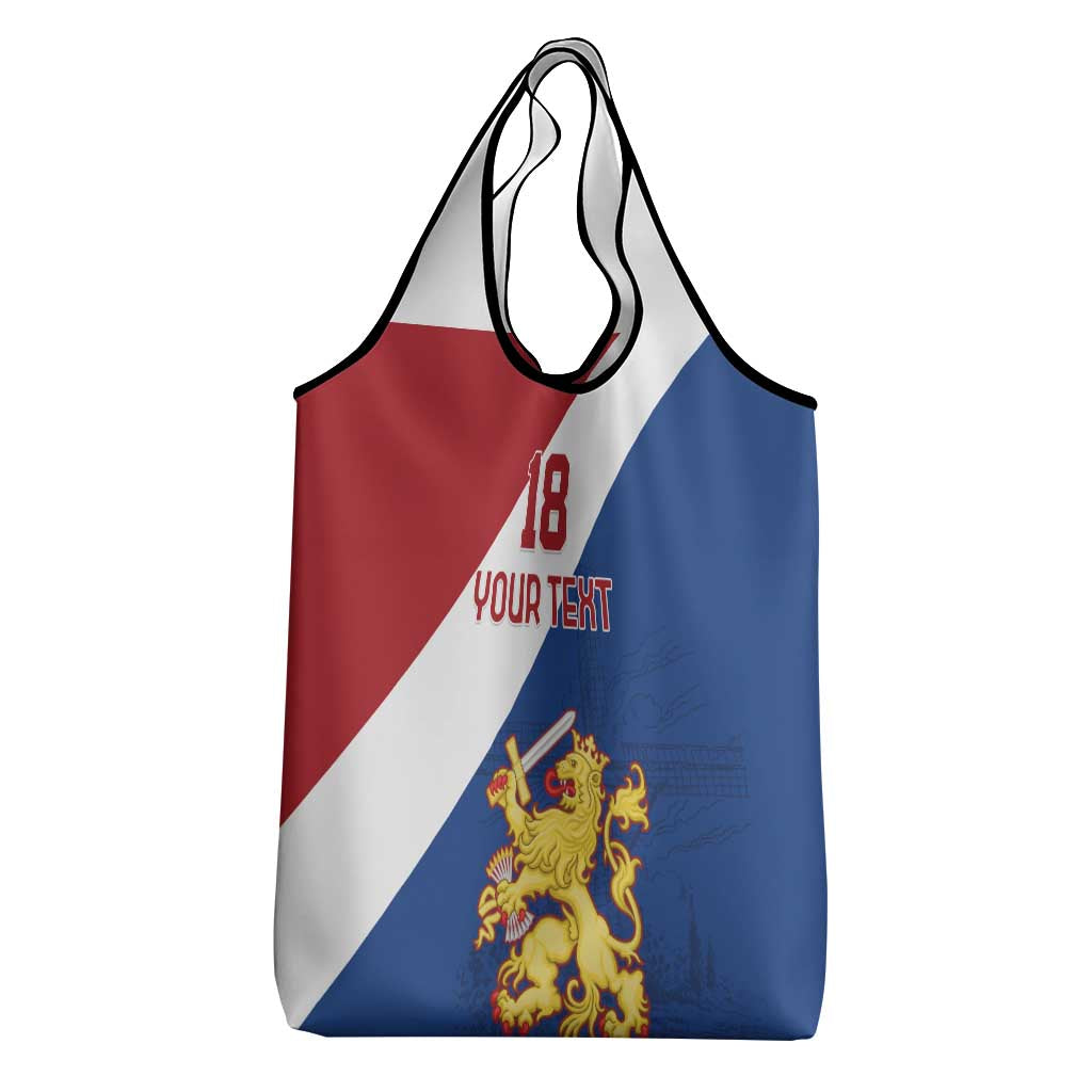 Custom Netherlands Football Grocery Bag Come On Holland