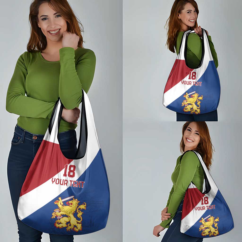 Custom Netherlands Football Grocery Bag Come On Holland
