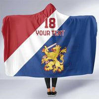 Custom Netherlands Football Hooded Blanket Come On Holland