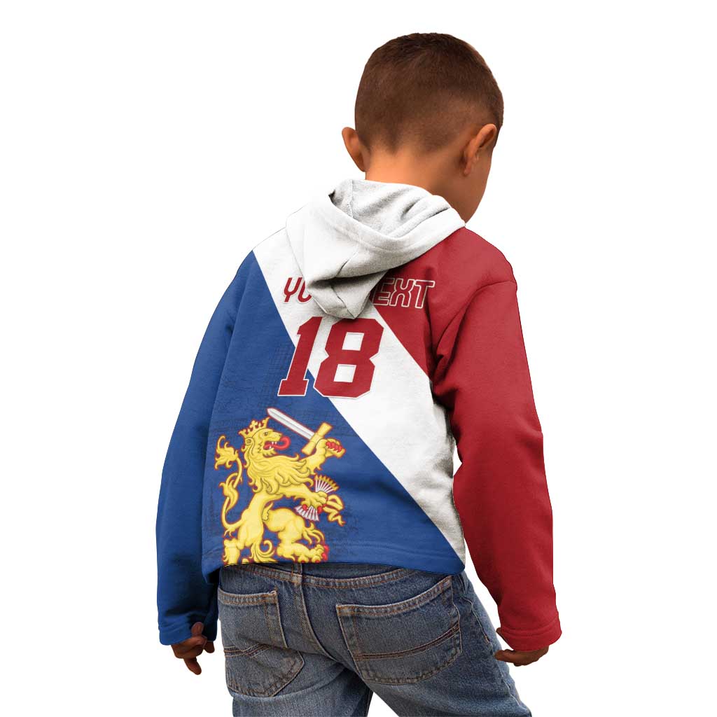 Custom Netherlands Football Kid Hoodie Come On Holland
