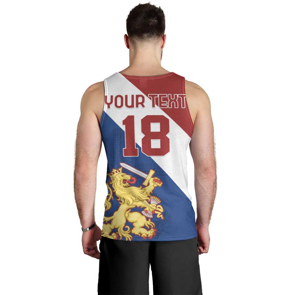 Custom Netherlands Football Men Tank Top Come On Holland