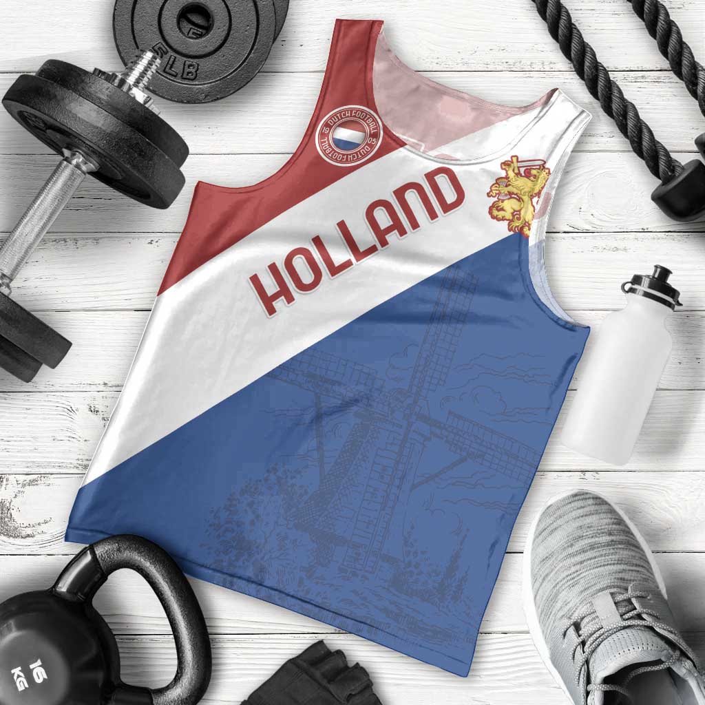 Custom Netherlands Football Men Tank Top Come On Holland