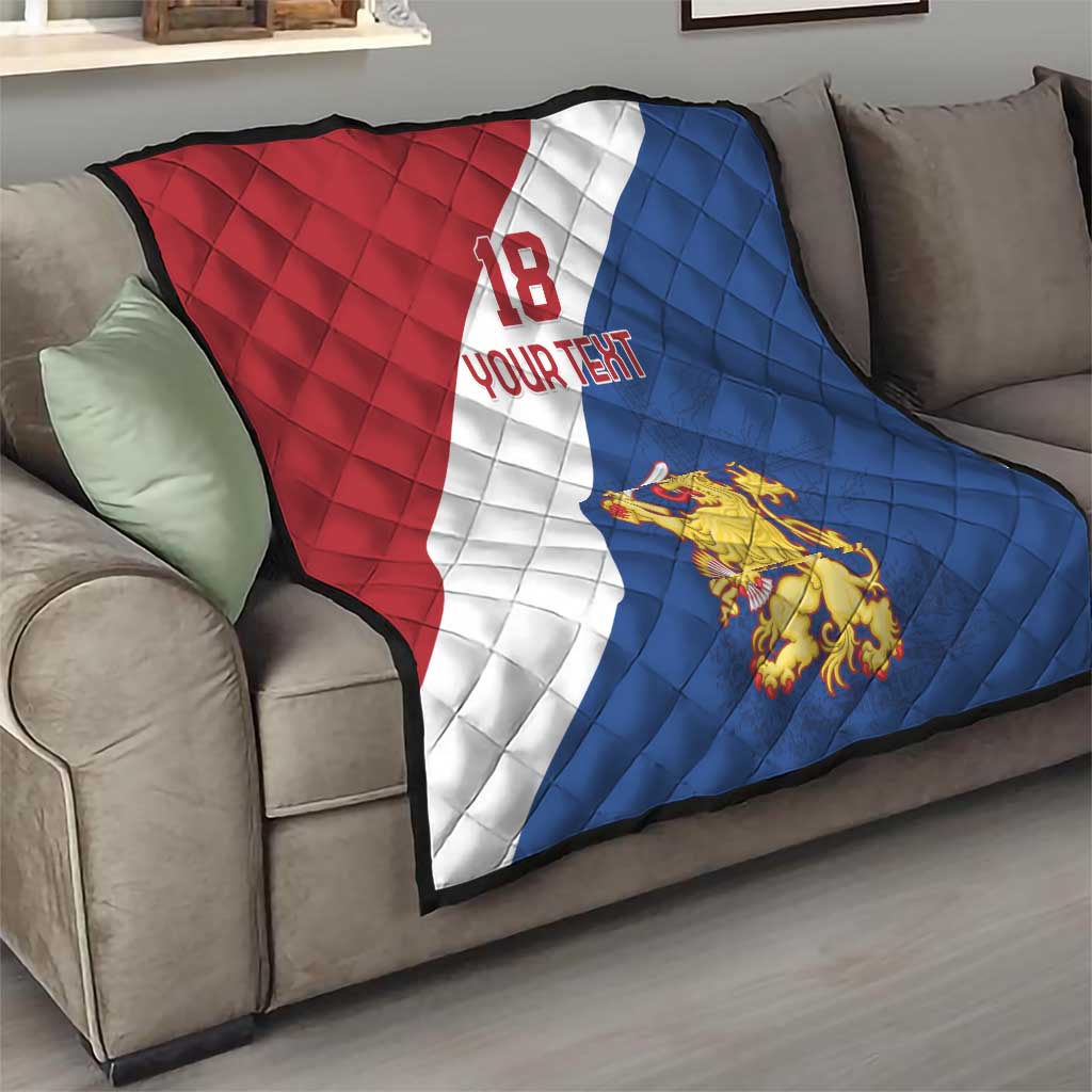 Custom Netherlands Football Quilt Come On Holland