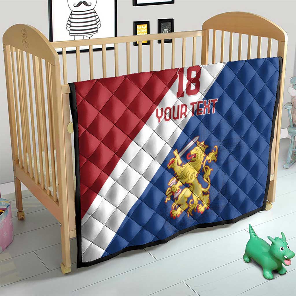 Custom Netherlands Football Quilt Come On Holland