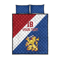 Custom Netherlands Football Quilt Bed Set Come On Holland