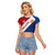Custom Netherlands Football Raglan Cropped T Shirt Come On Holland
