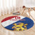 Custom Netherlands Football Round Carpet Come On Holland