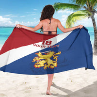 Custom Netherlands Football Sarong Come On Holland