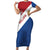 Custom Netherlands Football Short Sleeve Bodycon Dress Come On Holland