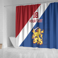 Custom Netherlands Football Shower Curtain Come On Holland