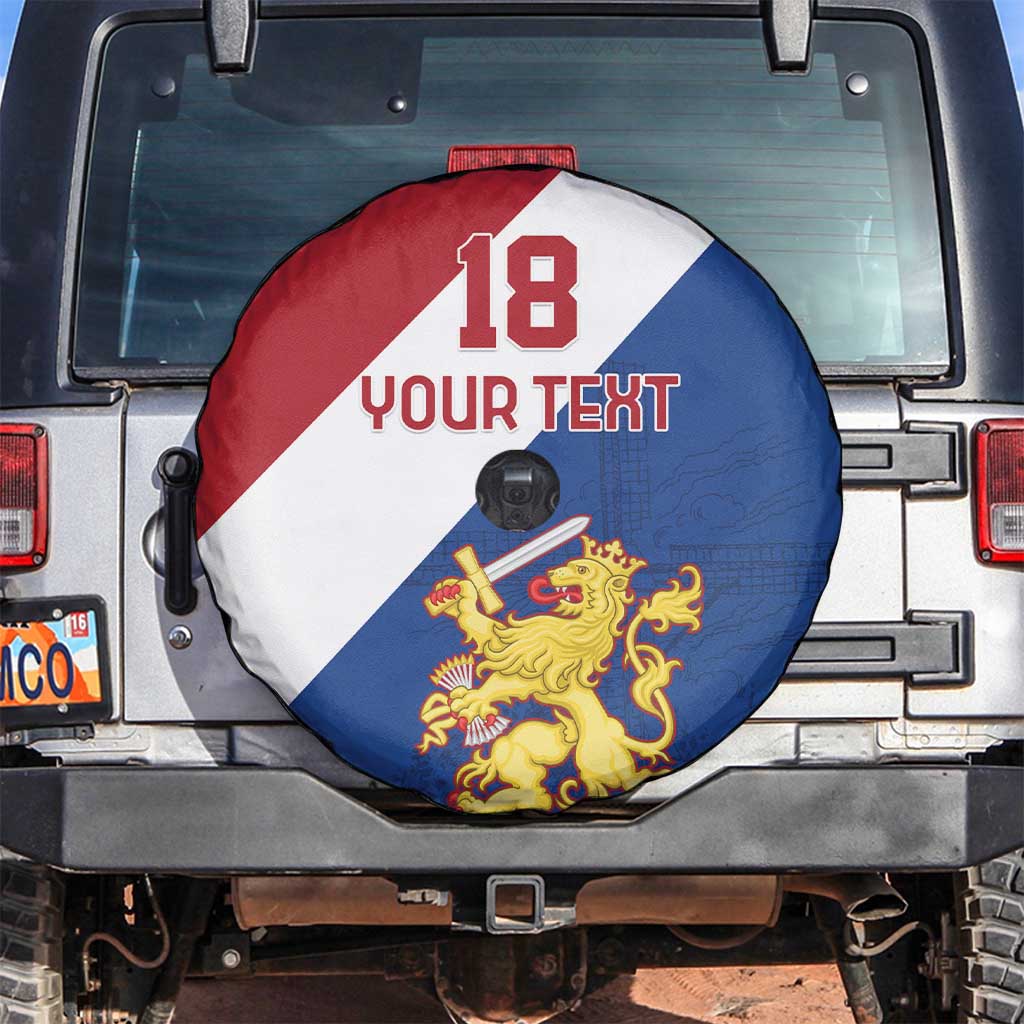 Custom Netherlands Football Spare Tire Cover Come On Holland