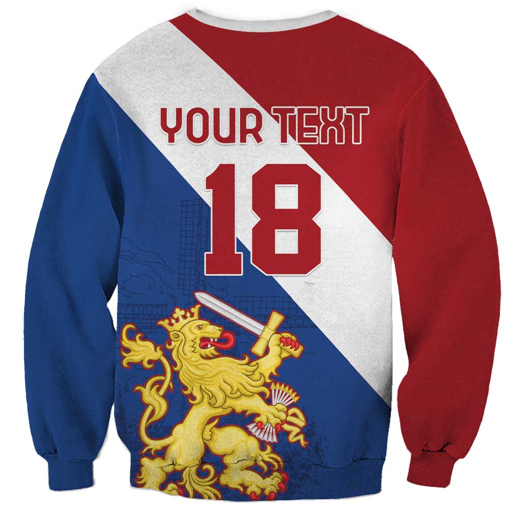Custom Netherlands Football Sweatshirt Come On Holland