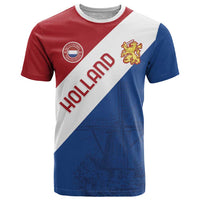 Custom Netherlands Football T Shirt Come On Holland