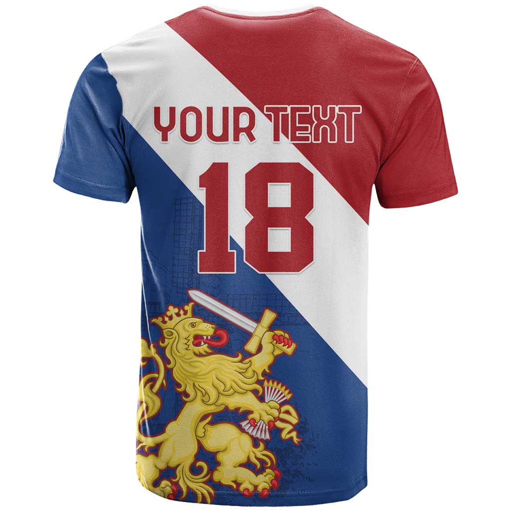 Custom Netherlands Football T Shirt Come On Holland