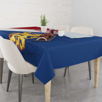 Custom Netherlands Football Tablecloth Come On Holland