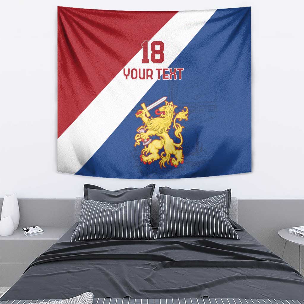 Custom Netherlands Football Tapestry Come On Holland