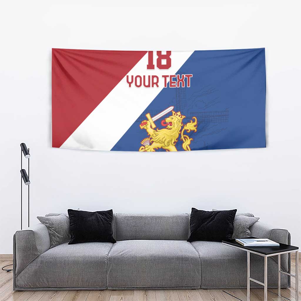 Custom Netherlands Football Tapestry Come On Holland