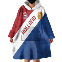 Custom Netherlands Football Wearable Blanket Hoodie Come On Holland