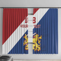 Custom Netherlands Football Window Curtain Come On Holland