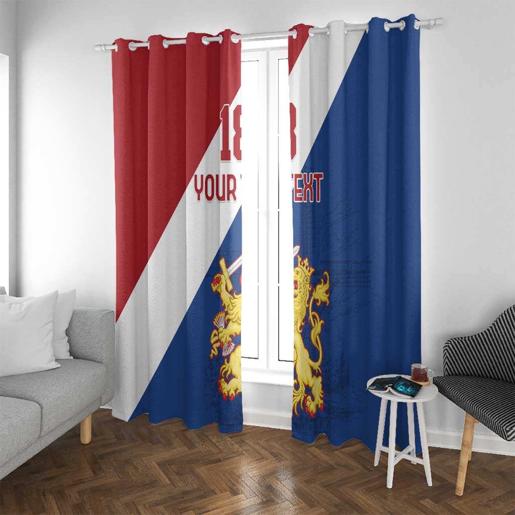 Custom Netherlands Football Window Curtain Come On Holland
