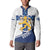 Custom Finland Football Button Sweatshirt Suomen jalkapallomaajoukkue