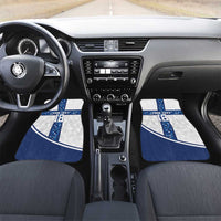 Custom Finland Football Car Mats Suomen jalkapallomaajoukkue