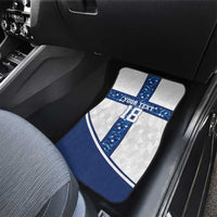 Custom Finland Football Car Mats Suomen jalkapallomaajoukkue