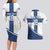 Custom Finland Football Couples Matching Long Sleeve Bodycon Dress and Hawaiian Shirt Suomen jalkapallomaajoukkue