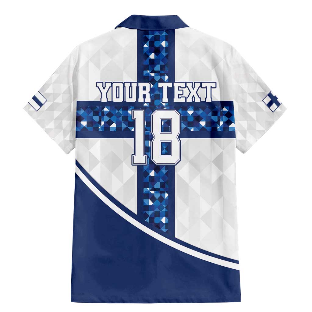 Custom Finland Football Family Matching Mermaid Dress and Hawaiian Shirt Suomen jalkapallomaajoukkue