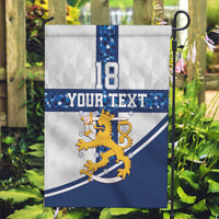 Custom Finland Football Garden Flag Suomen jalkapallomaajoukkue