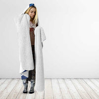 Custom Finland Football Hooded Blanket Suomen jalkapallomaajoukkue