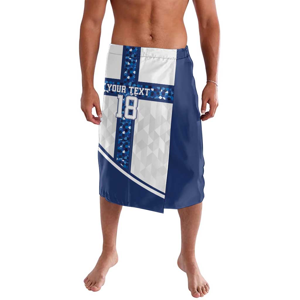 Custom Finland Football Lavalava Suomen jalkapallomaajoukkue