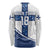 Custom Finland Football Long Sleeve Shirt Suomen jalkapallomaajoukkue